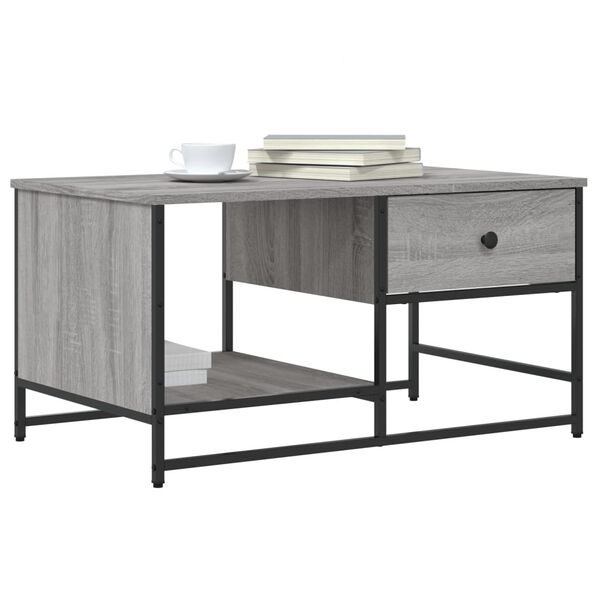 vidaXL Τραπεζάκι Σαλονιού Γκρι Sonoma 85,5x51x45 εκ Επεξεργασμένο Ξύλο