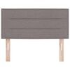 vidaXL Κεφαλάρι με κεφαλάρι Taupe 100 cm Τεχνητό Δέρμα