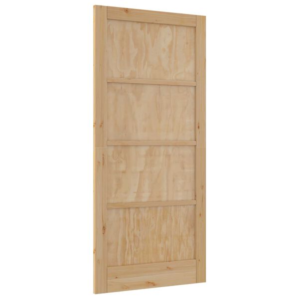 vidaXL Εσωτερική Πόρτα Καφέ 93 x 202 cm Κόντρα πλακέ