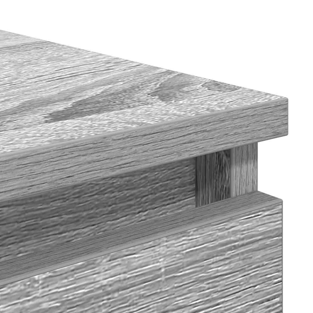 vidaXL Ντουλάπι Γκρι Sonoma 37,5x35x76 εκ. Ξύλινο μηχανουργικό ξύλο