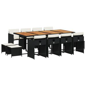 vidaXL &Sigma;&epsilon;&tau; &Tau;&rho;&alpha;&pi;&epsilon;&zeta;&alpha;&rho;ί&alpha;&sigmaf; &Kappa;ή&pi;&omicron;&upsilon; 13&tau;&epsilon;&mu;. &Mu;&alpha;ύ&rho;&omicron; &alpha;&pi;ό &Sigma;&upsilon;&nu;&theta;. &Rho;&alpha;&tau;ά&nu; &mu;&epsilon; &Mu;&alpha;&xi;&iota;&lambda;ά&rho;&iota;&alpha;