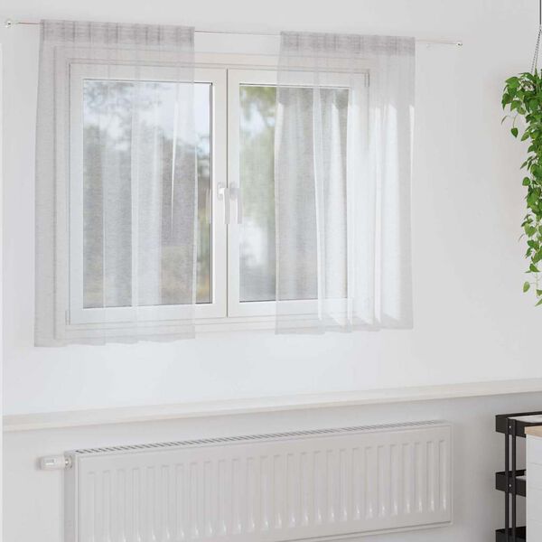 vidaXL &Kappa;&omicron;&upsilon;&rho;&tau;ί&nu;&alpha; &beta;&upsilon;&sigma;&sigma;&iota;&nu;ί 2 pcs &Alpha;&nu;&omicron;&iota;&chi;&tau;ό &gamma;&kappa;&rho;&iota; 140 x 140 cm &Pi;&omicron;&lambda;&upsilon;&epsilon;&sigma;&tau;έ&rho;&alpha;&sigmaf;