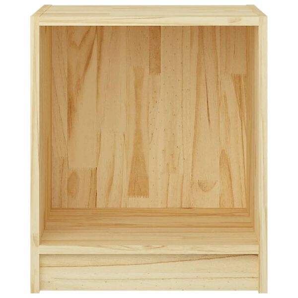 vidaXL Κομοδίνο 35,5 x 33,5 x 41,5 εκ. από Μασίφ Ξύλο Πεύκου