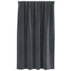 vidaXL Κουρτίνες με κουρτίνες 2 pcs Ανοιχτό γκρι 140 x 140 cm Βελούδο