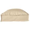 vidaXL Σετ Μαξιλαριών Πάγου 2 pcs Μπεζ 100 x 40 x 8 εκ Ύφασμα Oxford