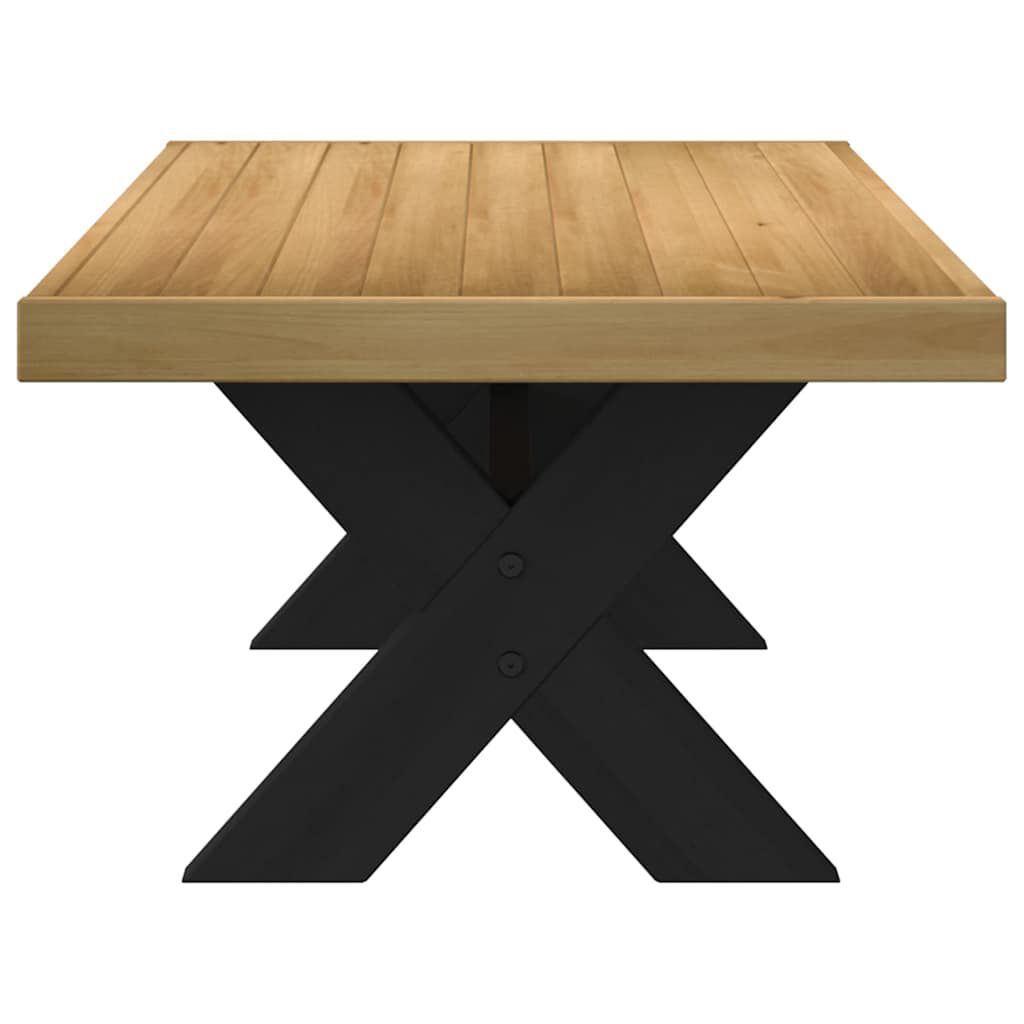 vidaXL Τραπεζάκι σαλονιού NOAIN με πόδια σχήματος X 120x60x40 cm