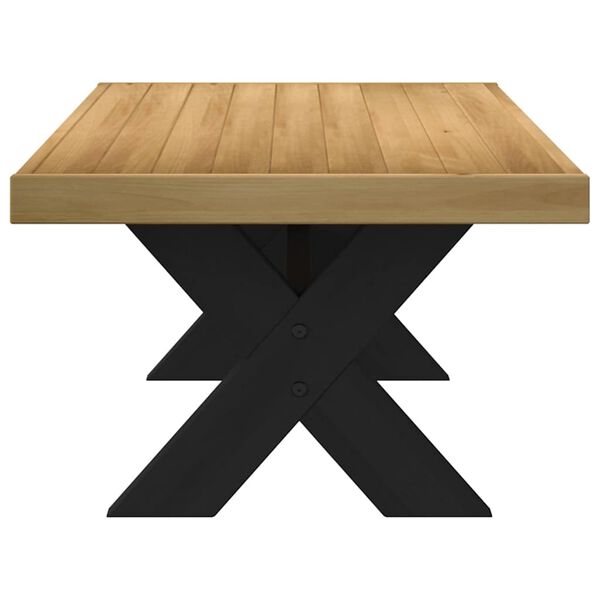 vidaXL Τραπεζάκι σαλονιού NOAIN με πόδια σχήματος X 120x60x40 cm