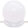 vidaXL Μπουντουάρ με LED Γκρι Σκυροδέματος 74,5 x 40 x 141 εκ.