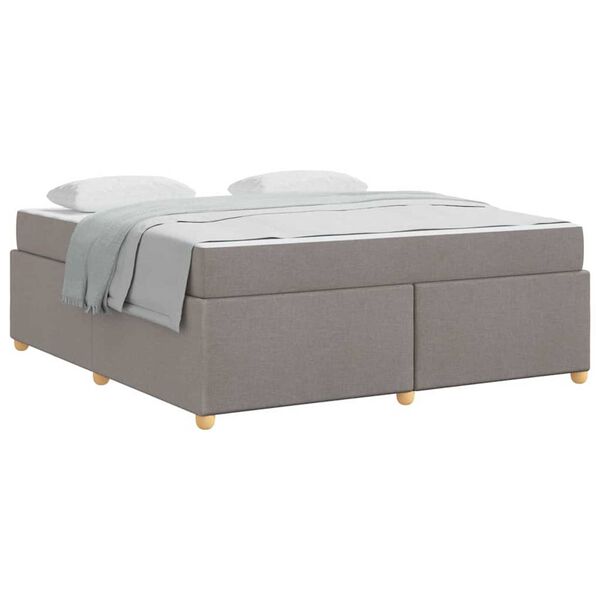 vidaXL Σκελετός Κρεβατιού Άλλο Taupe 180 x 200 cm ύφασμα