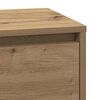 vidaXL Κομοδίνο με artisan δρυς 39 x 34.5 x 65 εκ. Επεξεργασμένο ξύλο