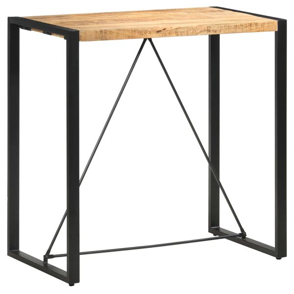 vidaXL Τραπέζι Μπαρ 110 x 60 x 110 εκ. από Μασίφ Ξύλο Μάνγκο