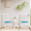 vidaXL Μαξιλάρια Καρέκλας Κήπου 2 τεμ. Μπλε 50x50x3 εκ. Oxford Ύφασμα