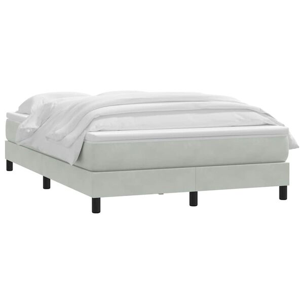 vidaXL &Kappa;&rho;&epsilon;&beta;ά&tau;&iota; Boxspring &mu;&epsilon; &Sigma;&tau;&rho;ώ&mu;&alpha; &Alpha;&nu;&omicron;&iota;&chi;&tau;ό &Gamma;&kappa;&rho;&iota; 140x220 &epsilon;&kappa;. &Beta;&epsilon;&lambda;&omicron;ύ&delta;&iota;&nu;&omicron;