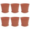 vidaXL &Gamma;&lambda;ά&sigma;&tau;&rho;&epsilon;&sigmaf; &phi;&upsilon;&tau;ώ&nu; 6 pcs &Kappa;&epsilon;&rho;&alpha;&mu;&iota;&delta;ί &Oslash; 19 x 16 &epsilon;&kappa; &Pi;&lambda;&alpha;&sigma;&tau;&iota;&kappa;ό