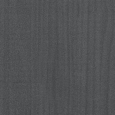 vidaXL Ζαρντινιέρες 2 τεμ. Γκρι 60 x 31 x 31 εκ. από Μασίφ Ξύλο Πεύκου
