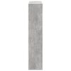 vidaXL Βιβλιοθήκη Γκρι Σκυροδέματος 100x33x156,5εκ. Επεξεργ. Ξύλο