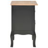 vidaXL Κομοδίνο Μαύρο 35 x 30 x 49 εκ. από MDF