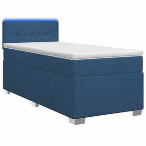 vidaXL &Kappa;&rho;&epsilon;&beta;ά&tau;&iota; Box Spring &mu;&epsilon; &Sigma;&tau;&rho;ώ&mu;&alpha; &kappa;&alpha;&iota; LED &Mu;&pi;&lambda;&epsilon; 80 x 200 cm Ύ&phi;&alpha;&sigma;&mu;&alpha;