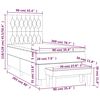 vidaXL &Kappa;&rho;&epsilon;&beta;ά&tau;&iota; Boxspring &mu;&epsilon; &Sigma;&tau;&rho;ώ&mu;&alpha; &Sigma;&kappa;&omicron;ύ&rho;&omicron; &Mu;&pi;&lambda;&epsilon; 90x200 &epsilon;&kappa;. &Beta;&epsilon;&lambda;&omicron;ύ&delta;&iota;&nu;&omicron;