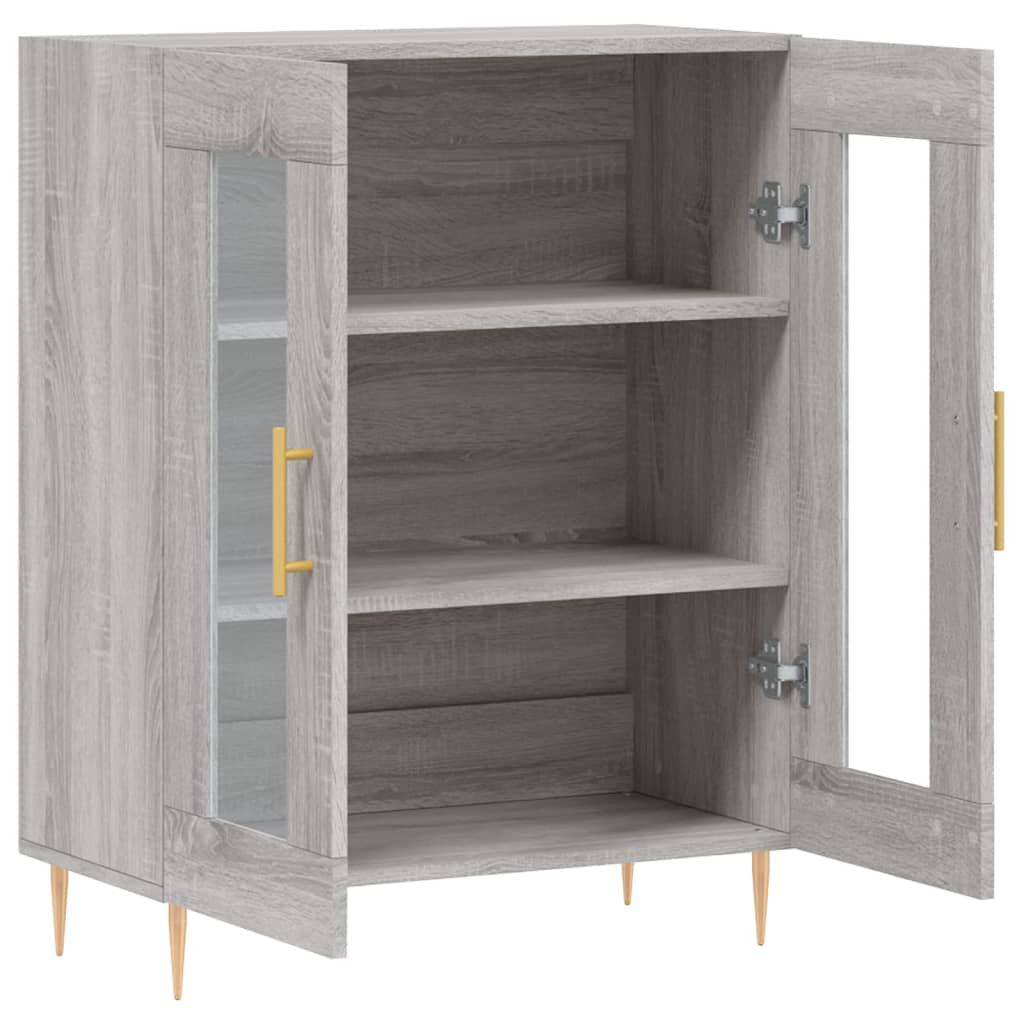 vidaXL Ντουλάπι Γκρι Sonoma 69,5 x 34 x 90 εκ. από Επεξεργασμένο Ξύλο