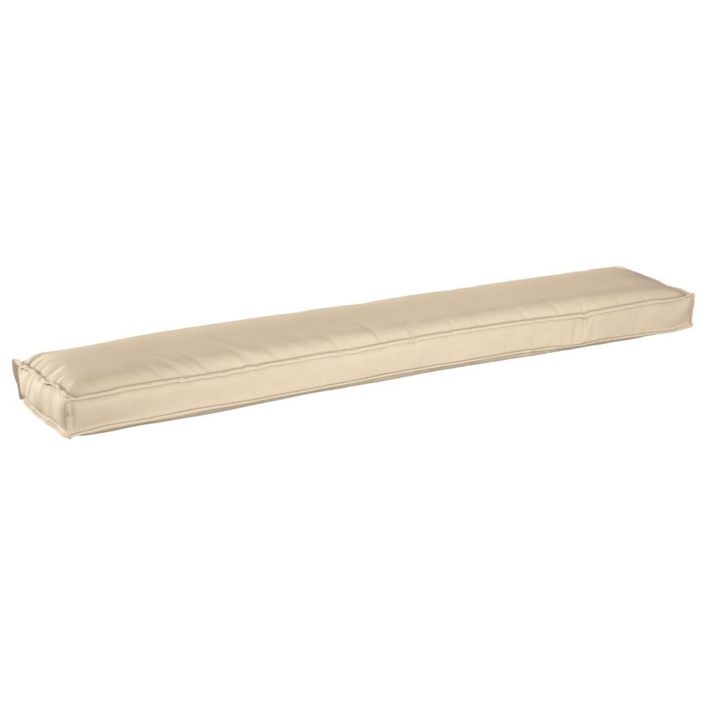 vidaXL Μαξιλάρι παλέτας για παγκάκι Μπεζ 200x40x8 cm Ύφασμα Oxford