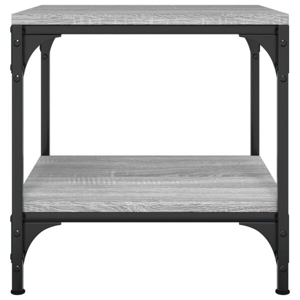 vidaXL Τραπεζάκι Σαλονιού Γκρι Sonoma 50x50x40 εκ. Επεξεργασμένο Ξύλο