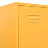 vidaXL Φοριαμός Μουσταρδί 35 x 46 x 180 εκ. από Ατσάλι