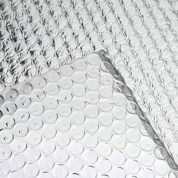 vidaXL Ανακλαστήρας θερμότητας καλοριφέρ Ασημί 1 x 50 m Αλουμίνιο