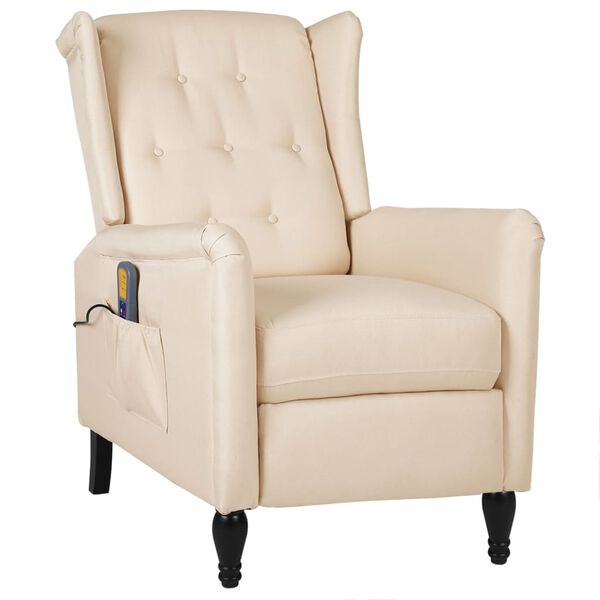 vidaXL &Pi;&omicron;&lambda;&upsilon;&theta;&rho;ό&nu;&alpha; &Mu;&alpha;&sigma;ά&zeta; &Alpha;&nu;&alpha;&kappa;&lambda;&iota;&nu;ό&mu;&epsilon;&nu;&eta; &Kappa;&rho;&epsilon;&mu; &Upsilon;&phi;&alpha;&sigma;&mu;ά&tau;&iota;&nu;&eta;