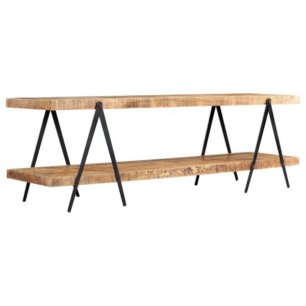 vidaXL Έπιπλο Τηλεόρασης 160 x 40 x 50 εκ. από Μασίφ Ξύλο Μάνγκο