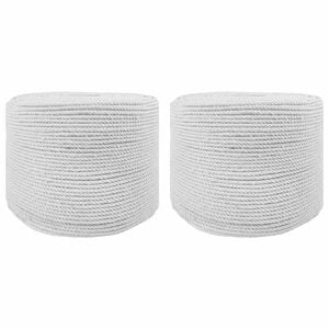 vidaXL &Sigma;&chi;&omicron;&iota;&nu;ί 2 pcs &Lambda;&epsilon;&upsilon;&kappa;ό &Beta;&alpha;&mu;&beta;ά&kappa;&iota;