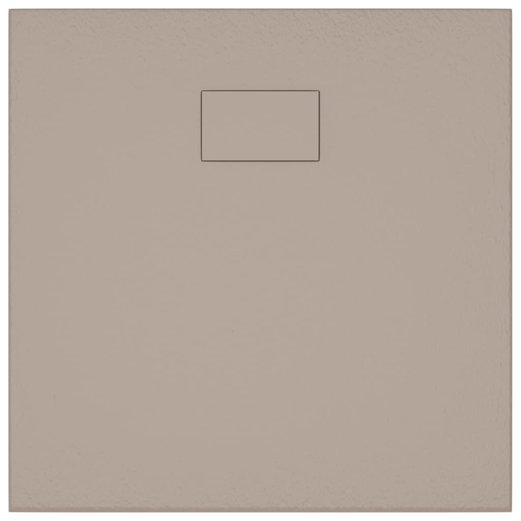 vidaXL Βάση Ντουζιέρας Καφέ 90 x 90 εκ. από SMC