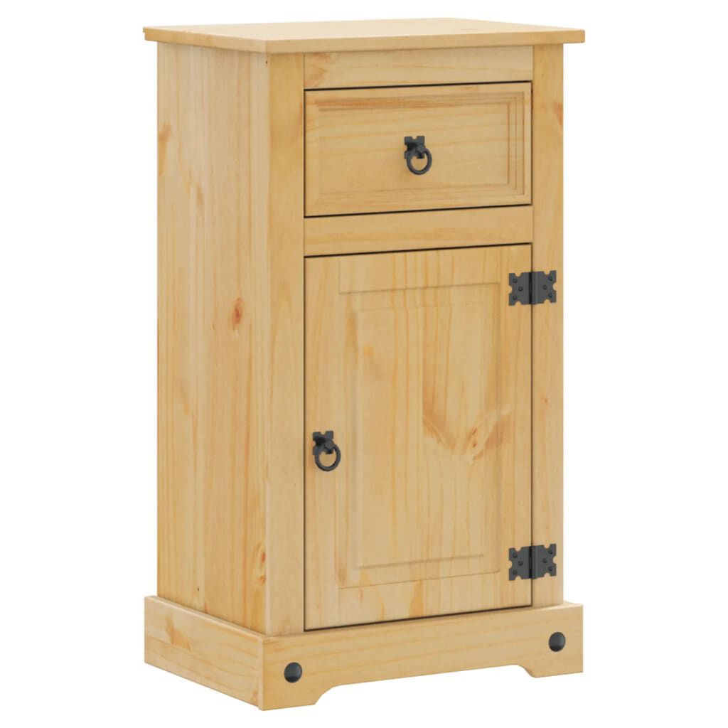 vidaXL Ντουλάπι Μπάνιου Corona 45x33x80 εκ. από Μασίφ Ξύλο Πεύκου