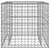 vidaXL Συρματοκιβώτιο Ασημί 70 x 70 x 65 εκ. από Γαλβανισμένο Χάλυβα
