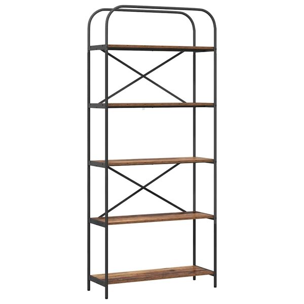 vidaXL &Rho;ά&phi;&iota; &Beta;&iota;&beta;&lambda;ί&omega;&nu; &Pi;&alpha;&lambda;&iota;ό &xi;ύ&lambda;&omicron; 80 x 30 x 183 &epsilon;&kappa; &Epsilon;&pi;&epsilon;&xi;&epsilon;&rho;&gamma;&alpha;&sigma;&mu;έ&nu;&omicron; &xi;ύ&lambda;&omicron;