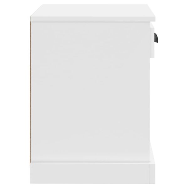 vidaXL Κομοδίνο Λευκό 43 x 36 x 50 εκ.