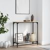 vidaXL Κονσόλα Τραπεζιού Sonoma Δρυς 75 x 30,5 x 75 εκ. από Τεχνητό Ξύλο