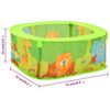 vidaXL Πισίνα με Μπάλες για Παιδιά 75 x 75 x 32 εκ. με 300 Μπάλες