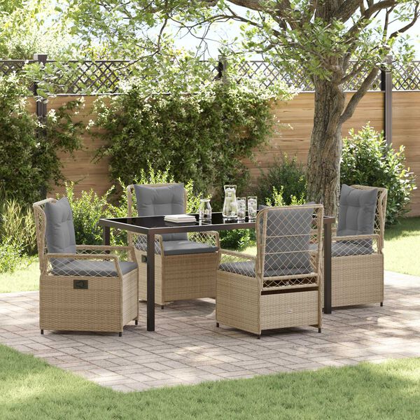 vidaXL &Sigma;έ&tau; &phi;&alpha;&gamma;&eta;&tau;&omicron;ύ &gamma;&iota;&alpha; &kappa;ή&pi;&omicron; 5 pcs &Mu;&pi;έ&zeta; &kappa;&alpha;&iota; &Alpha;&nu;&omicron;&iota;&chi;&tau;ό &Gamma;&kappa;&rho;&iota;