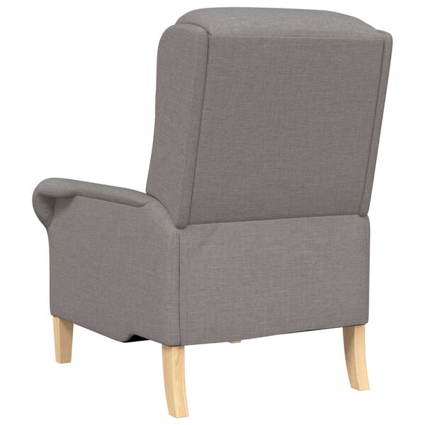 vidaXL Πολυθρόνα Taupe 76 x 94 x 102 εκ. ύφασμα