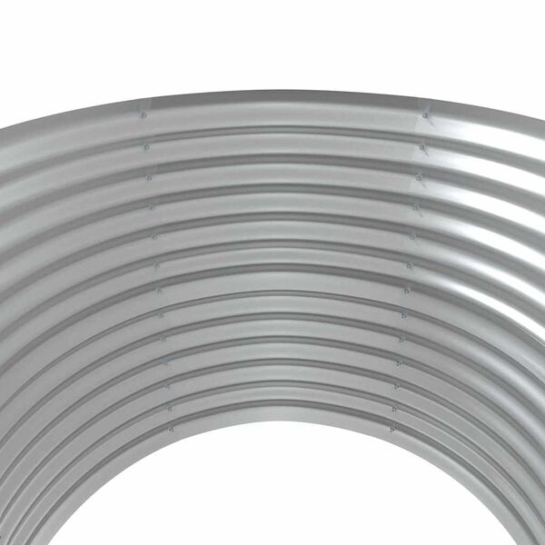 vidaXL Ζαρντινιέρα Γκρι 100x100x68 εκ. Γαλβανισμένος χάλυβας