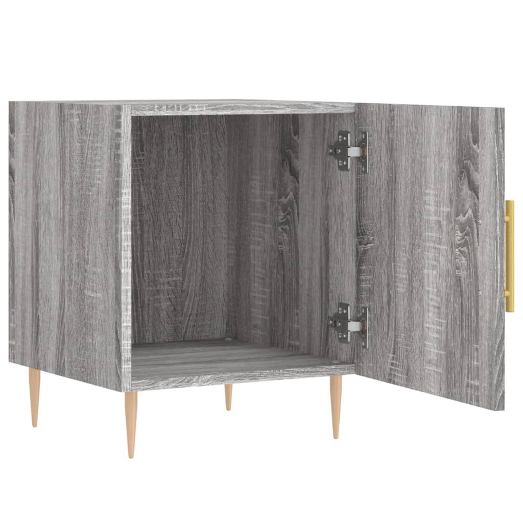 vidaXL Κομοδίνο Γκρι Sonoma 40 x 40 x 50 εκ. από Επεξεργασμένο Ξύλο