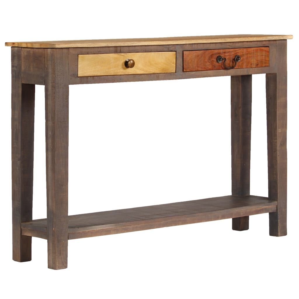vidaXL Κονσόλα Τραπέζι Vintage Στιλ 118 x 30 x 80 εκ. από Μασίφ Ξύλο