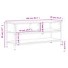vidaXL Έπιπλο Τηλεόρασης Sonoma Δρυς 100x35x45 εκ. Επεξ. Ξύλο