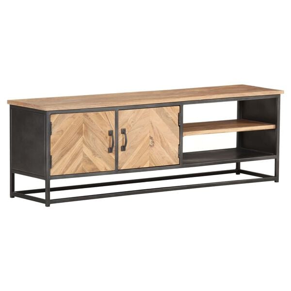 vidaXL Έπιπλο Τηλεόρασης 120 x 30 x 40 εκ. από Μασίφ Ξύλο Ακακίας