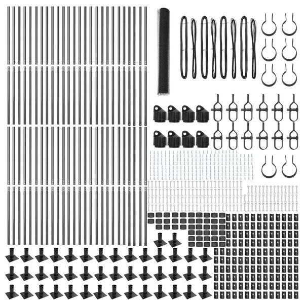 vidaXL &Sigma;&tau;ύ&lambda;&omicron;&sigmaf; &Pi;&epsilon;&rho;&iota;&phi;&rho;ά&xi;&epsilon;&omega;&nu; &Gamma;&kappa;&rho;&iota; 100 x 1,2 m (25 mm &delta;ί&chi;&tau;&upsilon;)