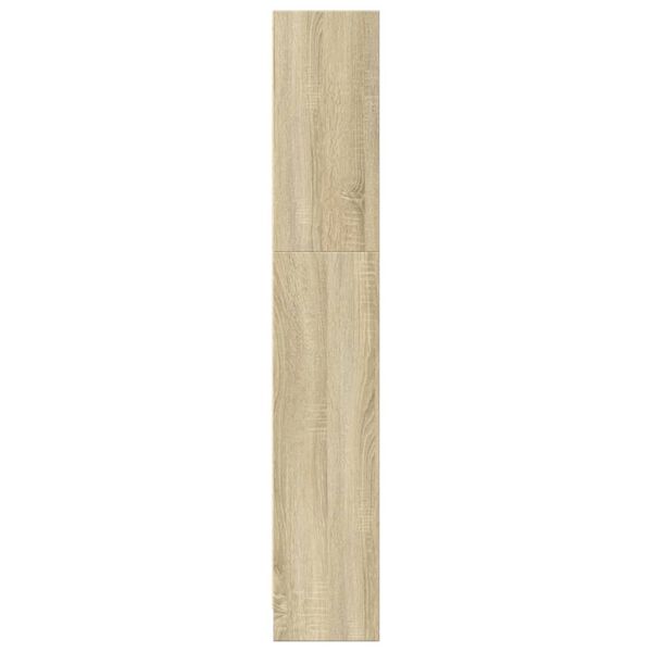 vidaXL Βιβλιοθήκη Sonoma Δρυς 80x24x143 εκ. από Επεξεργασμένο Ξύλο