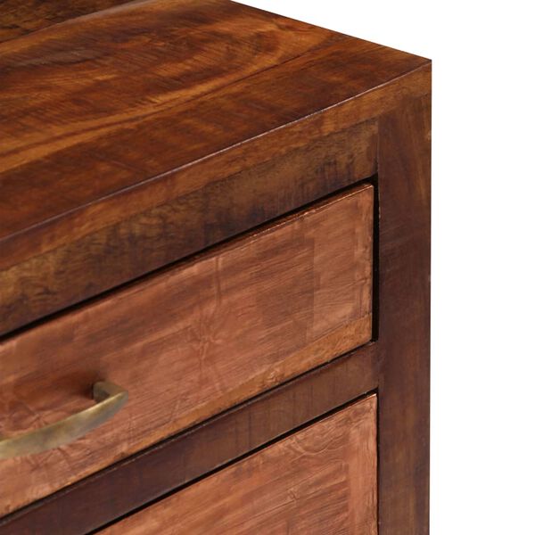 vidaXL Κονσόλα 118 x 30 x 75 εκ. από Μασίφ Ξύλο Μάνγκο