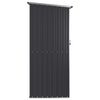 vidaXL Αποθήκη Κήπου Ανθρακί 118,5x97x209,5 εκ. Γαλβανισμένο Ατσάλι