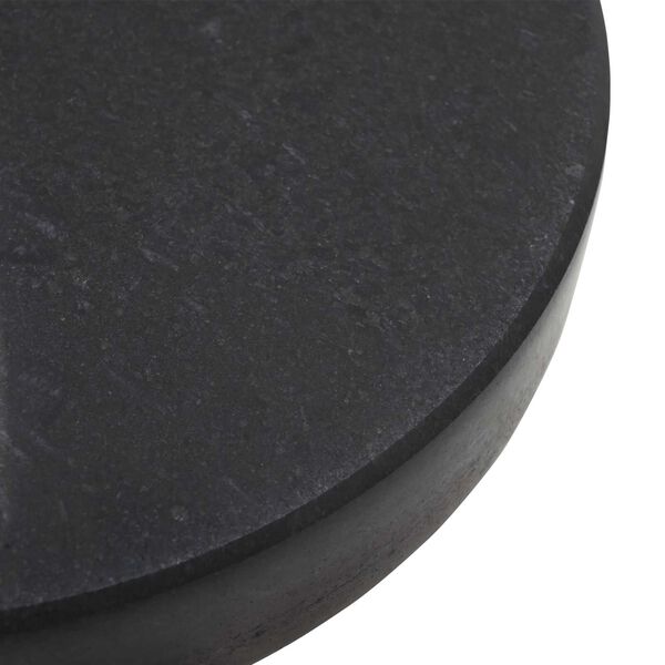 vidaXL Ομπρελοβάση με ρόδες για σωλήνες Ø38/48mm - Μαύρη Γρανίτη, 30kg Στρογγυλή.